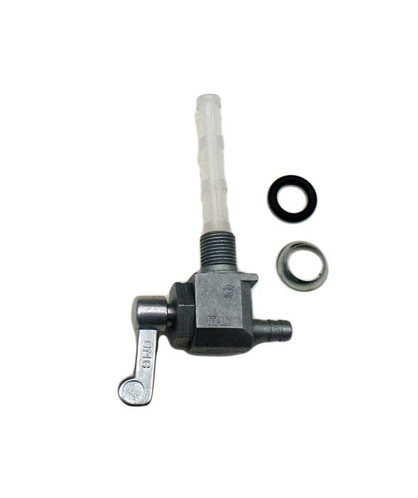 Benzinhahn M10x1 div. Peugeot Tomos, Metall-Hebel