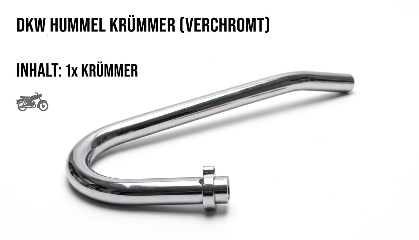 Auspuffkrümmer für DKW Hummel, lang